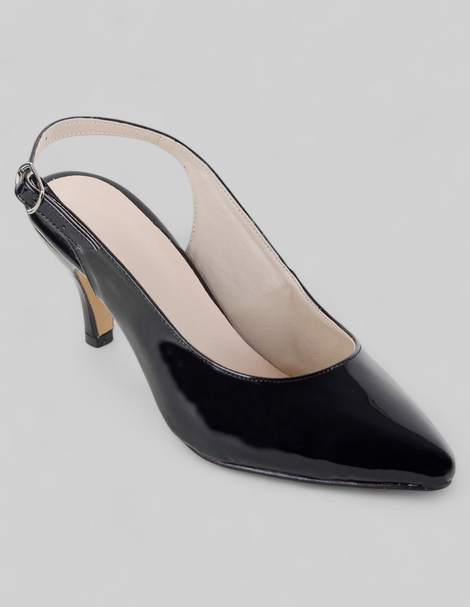 Zapatillas Exterior Charol Color Negro Para Mujer De RBBASICS