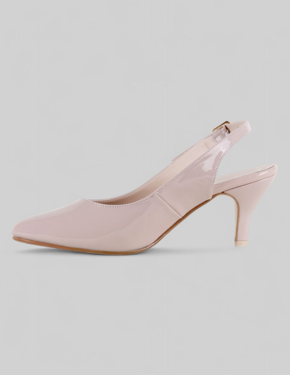 Zapatillas Classy en Charol – Beige