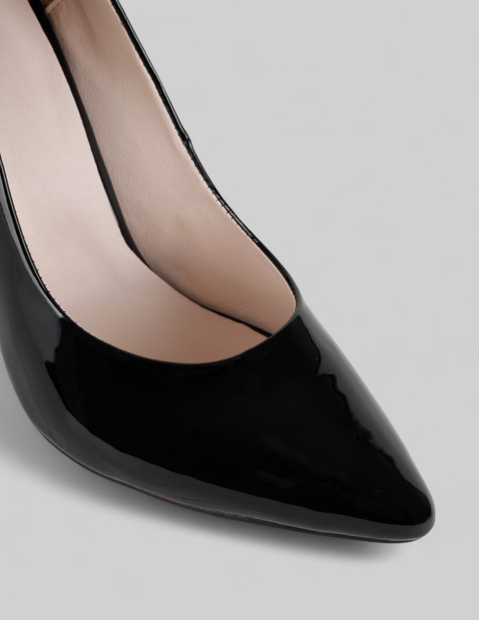 Zapatillas Classy en Charol – Negro