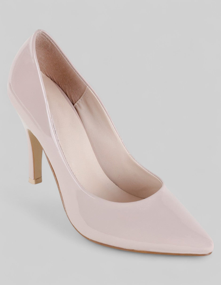 Zapatillas Exterior Charol Color Beige Para Mujer De RBBASICS