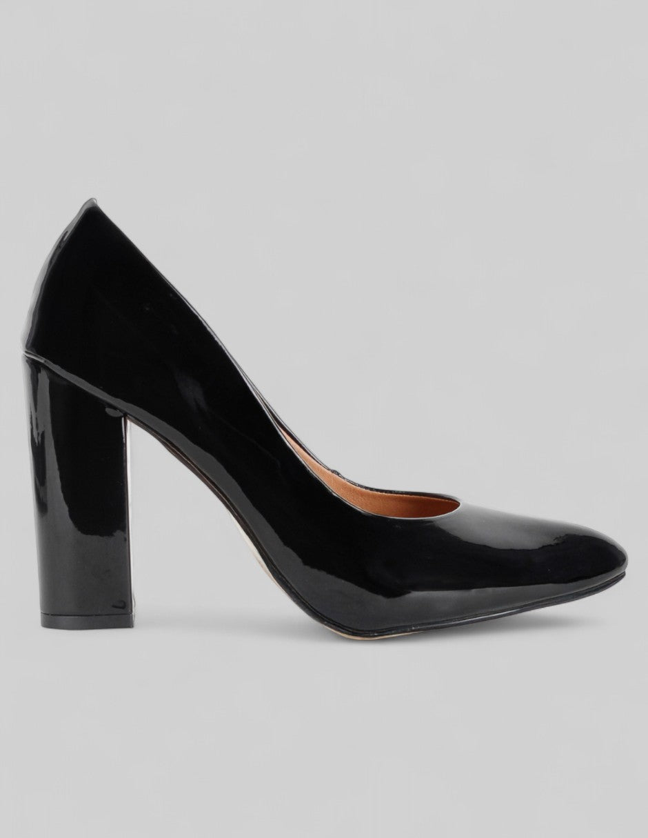 Zapatillas Classy en Charol – Negro
