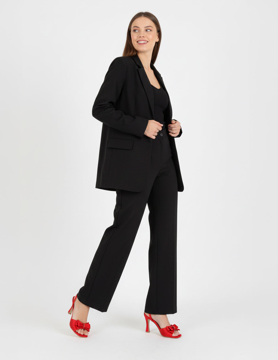 Sandalia con tacón Doll en Textil – Rojo