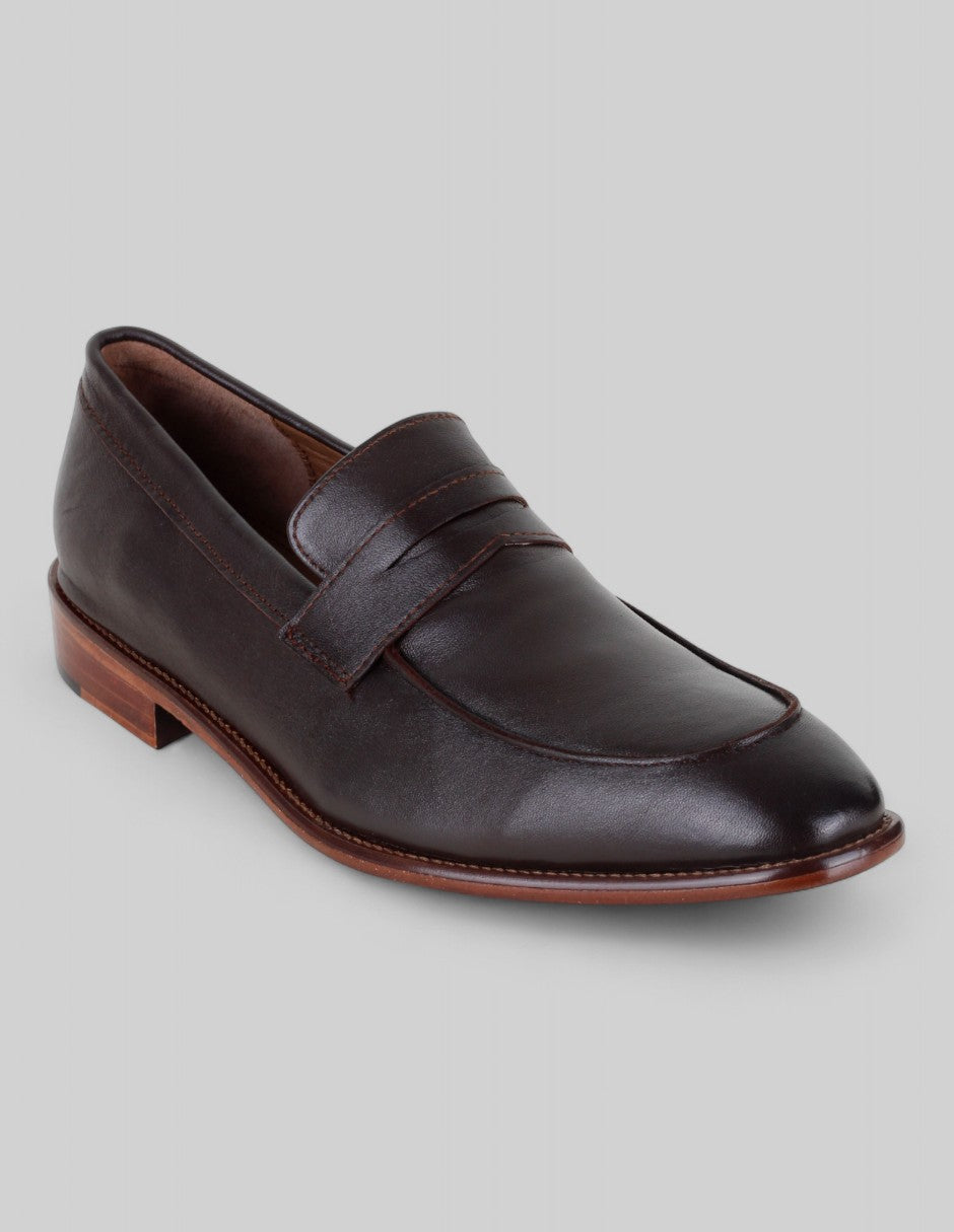 Mocasines Exterior Piel Color Café Para Hombre De RBCOLLECTION
