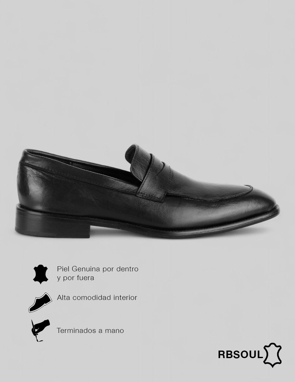 Mocasines Torino  en Piel – Negro