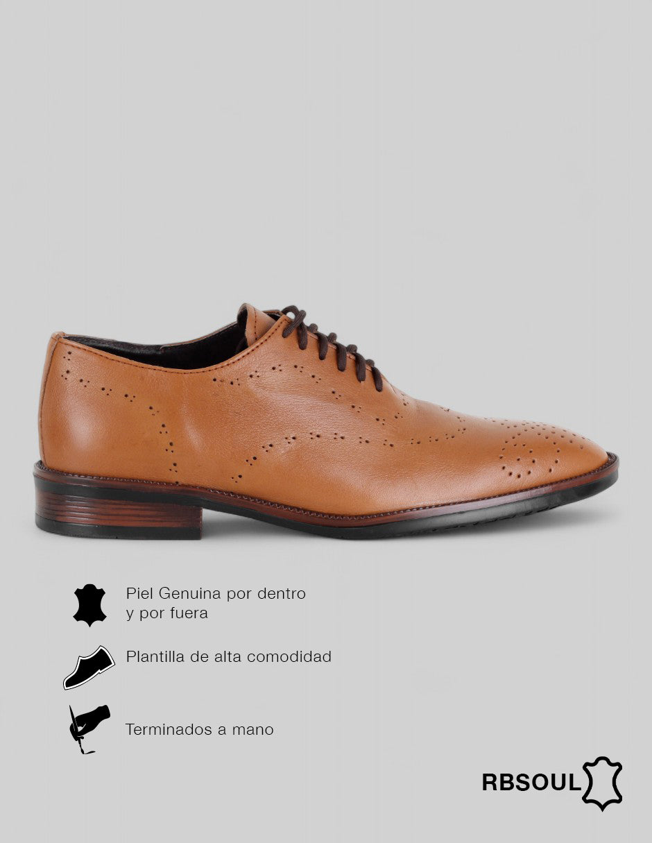 Zapatos de vestir Salerno en Piel – Café
