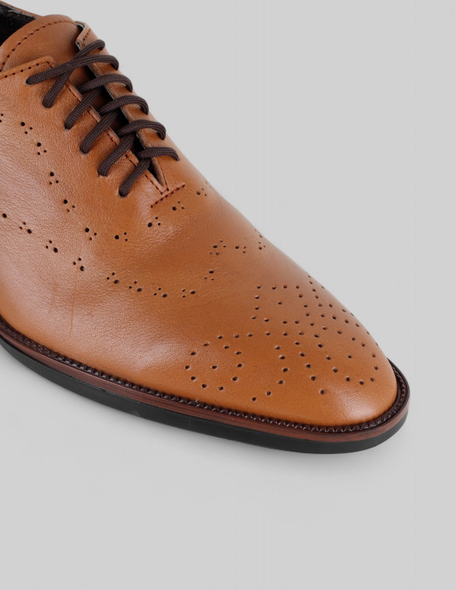 Zapatos de vestir Salerno en Piel – Café