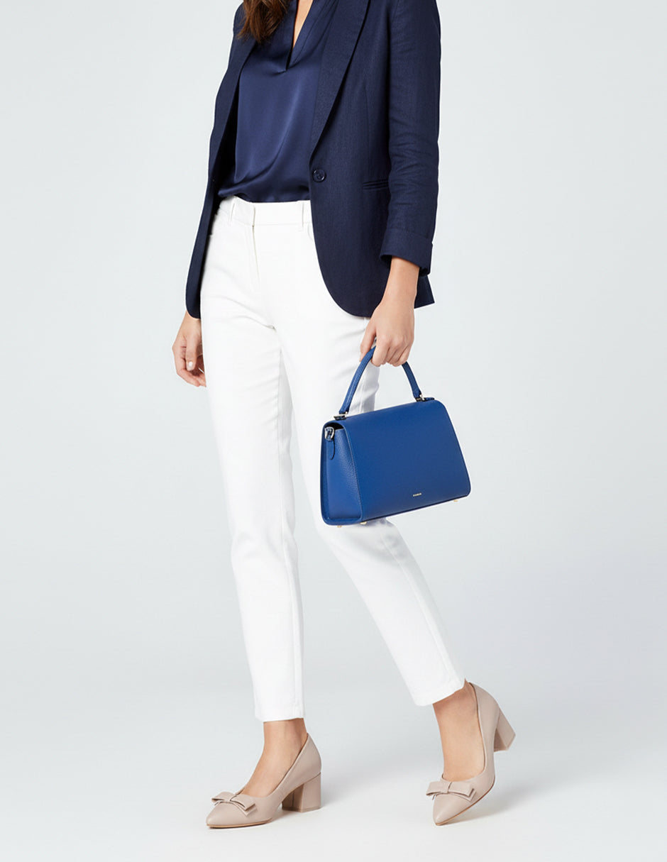 Zapatillas Signature Line en Piel – Beige