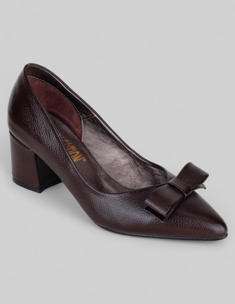 Zapatillas Signature Line en Piel – Café