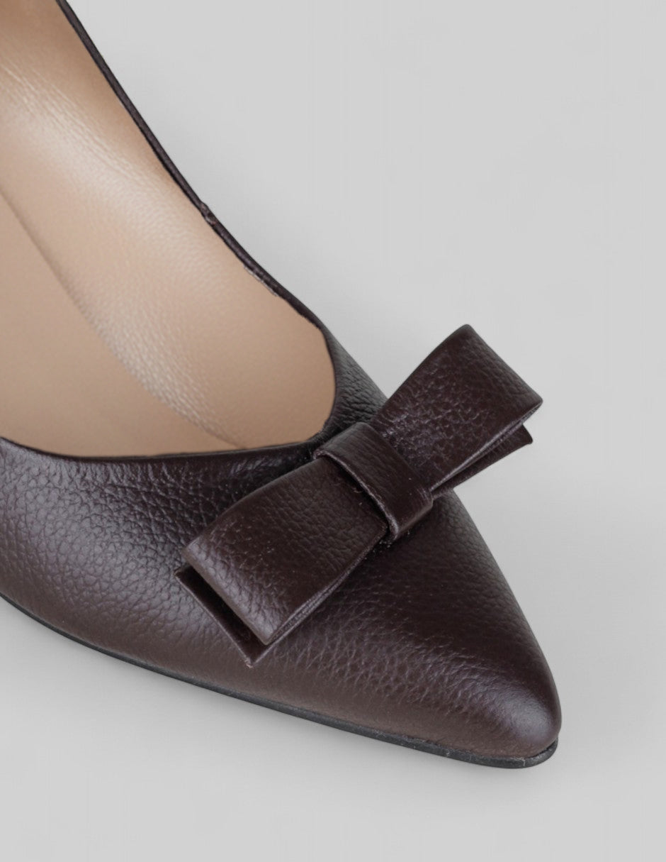 Zapatillas Signature Line en Piel – Café