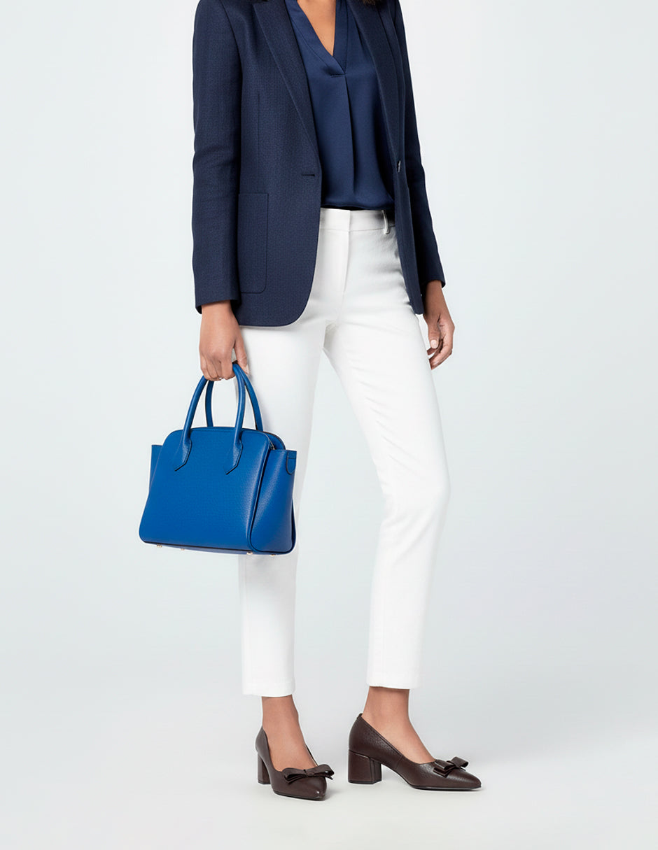 Zapatillas Signature Line en Piel – Café