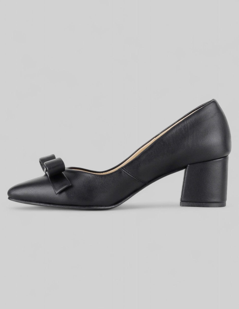 Zapatillas Signature Line en Piel – Negro