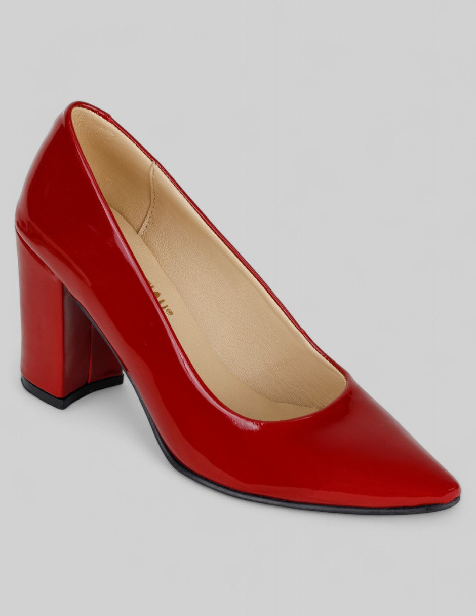 Zapatillas Signature Line en Charol – Rojo