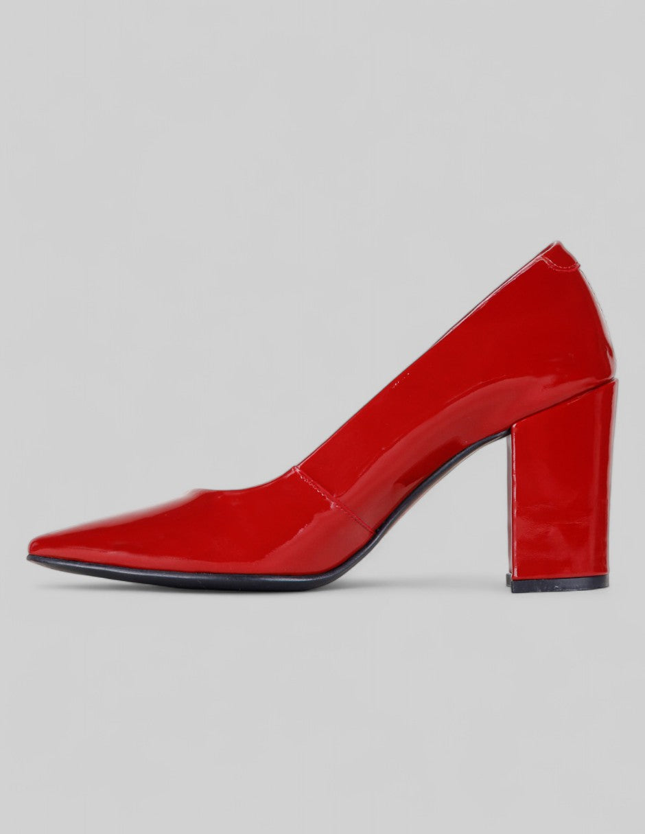 Zapatillas Signature Line en Charol – Rojo