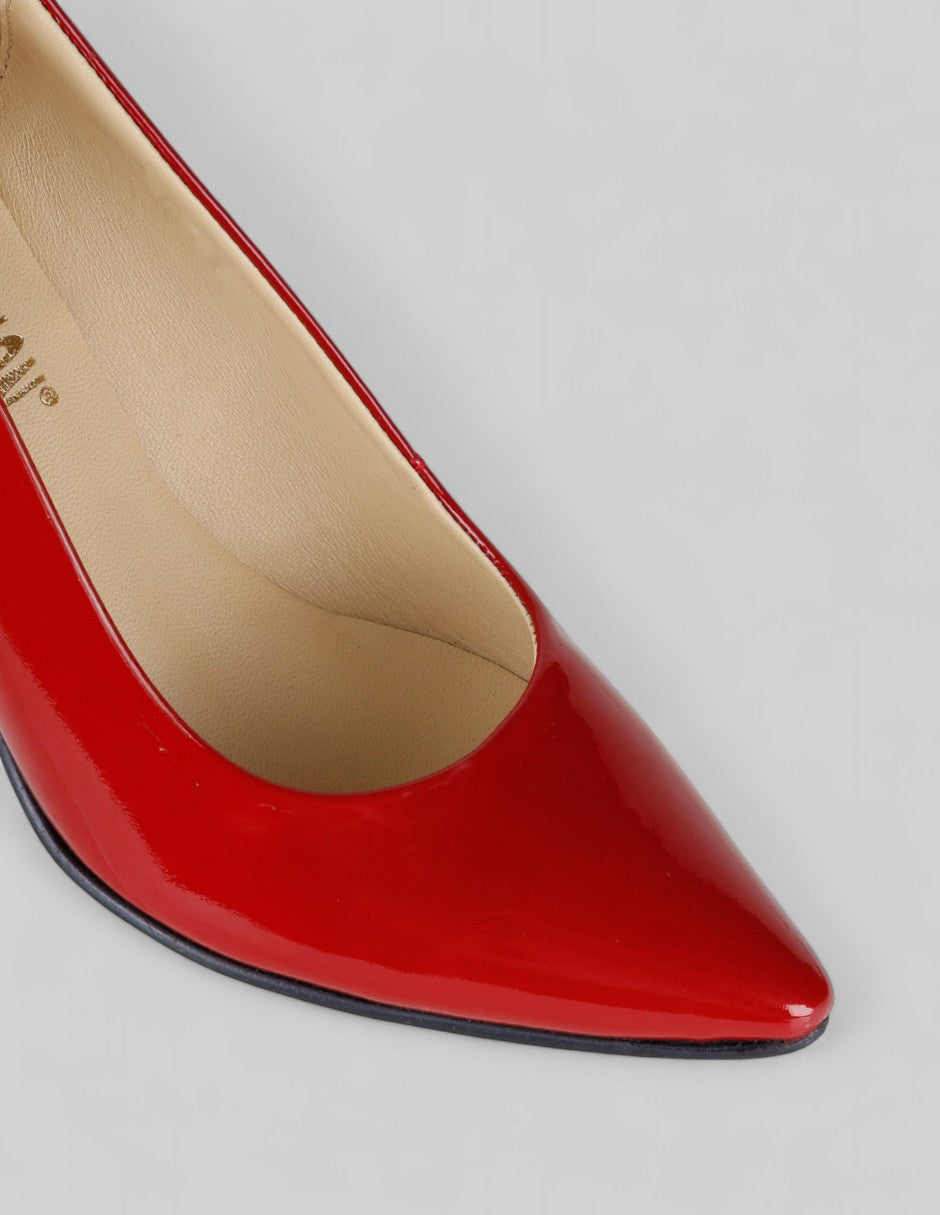 Zapatillas Signature Line en Charol – Rojo