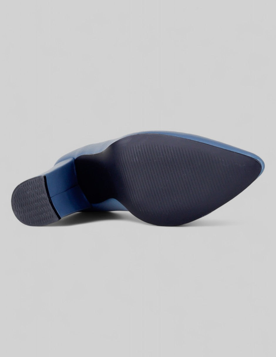 Zapatillas Signature Line en Piel – Azul