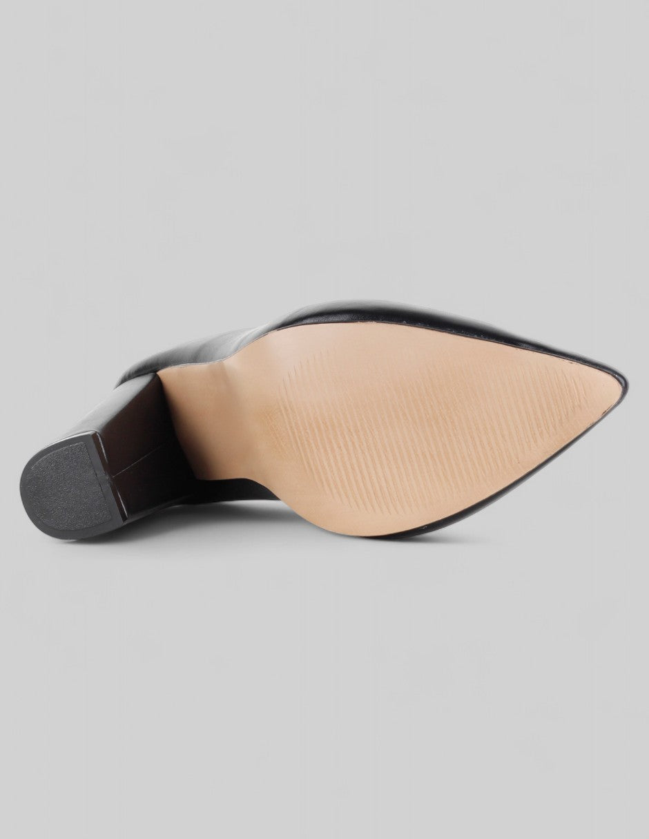 Zapatillas Classy en Piel vegana – Negro