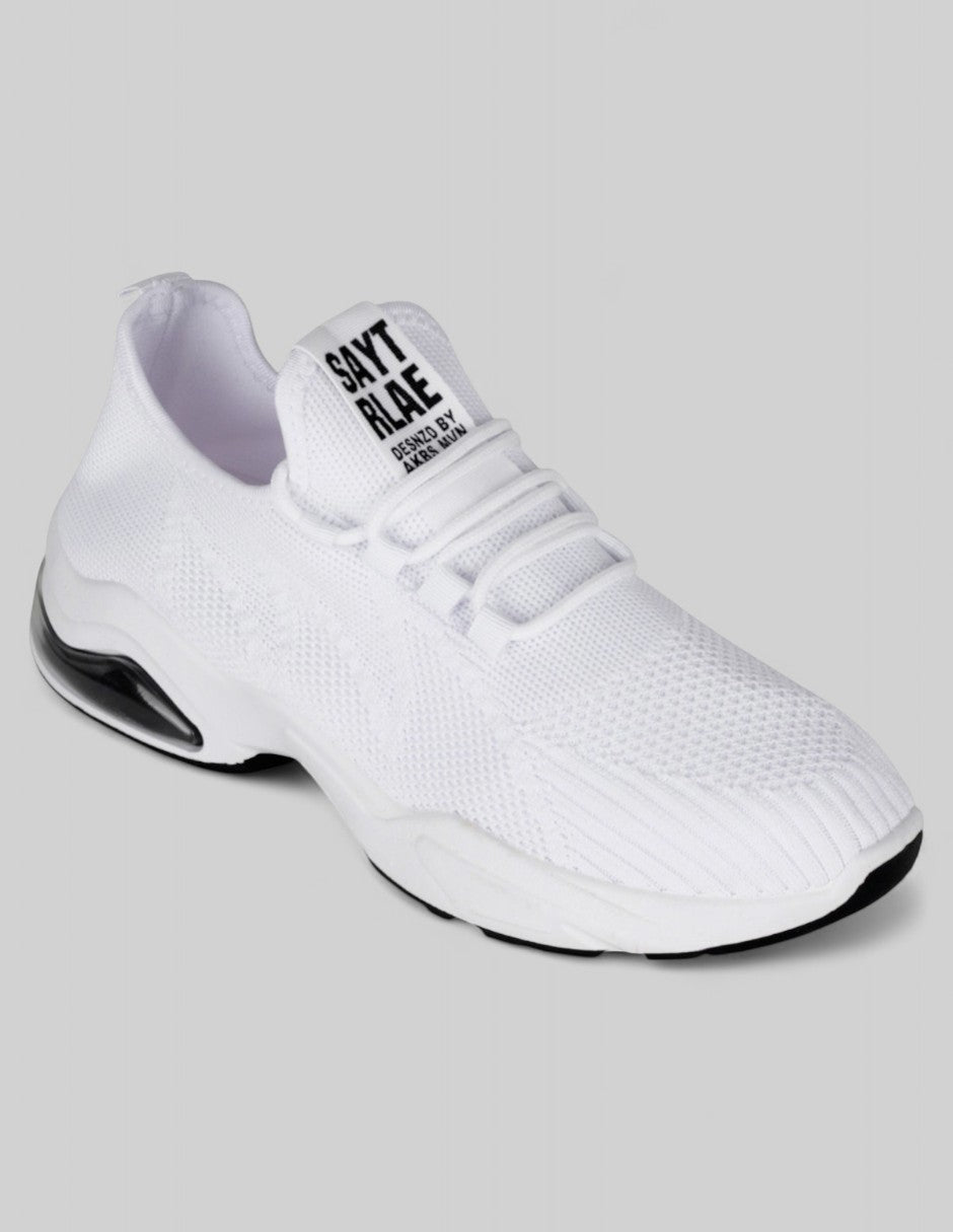 Tenis tipo deportivo  Stormer en Textil – Blanco