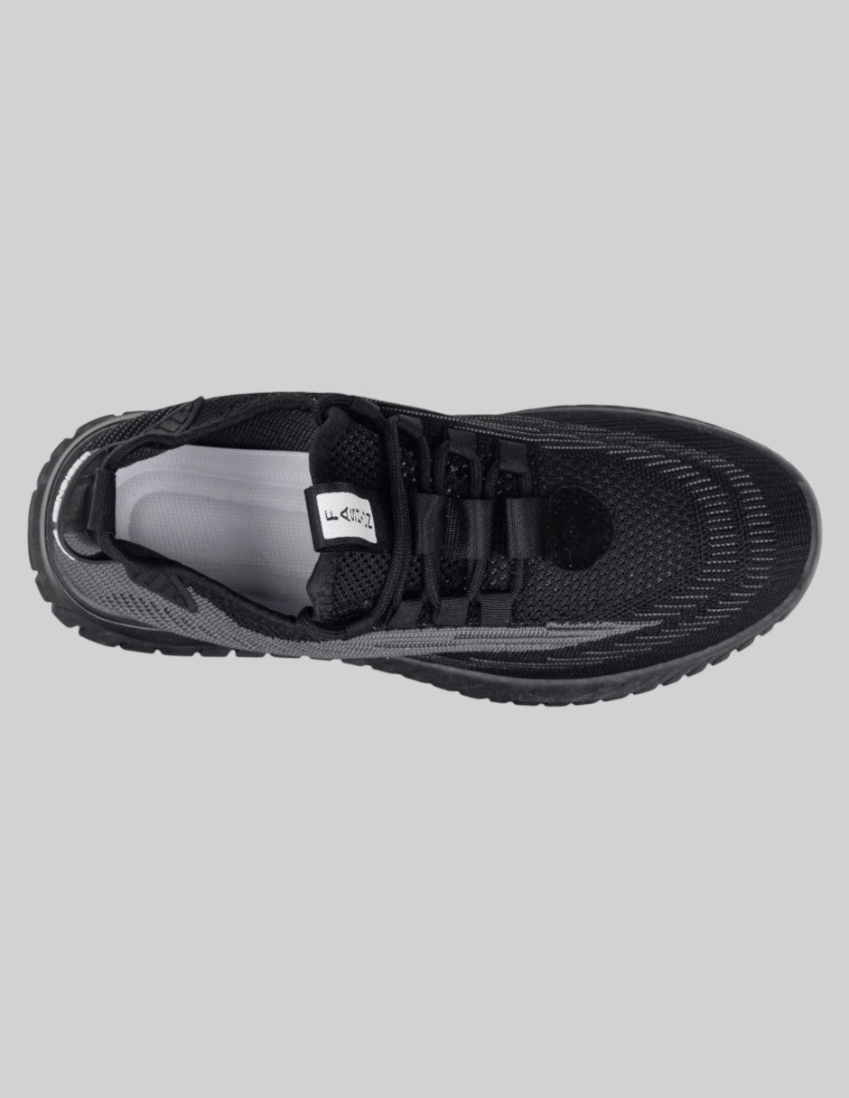 Tenis tipo deportivo  Stormer en Textil – Negro