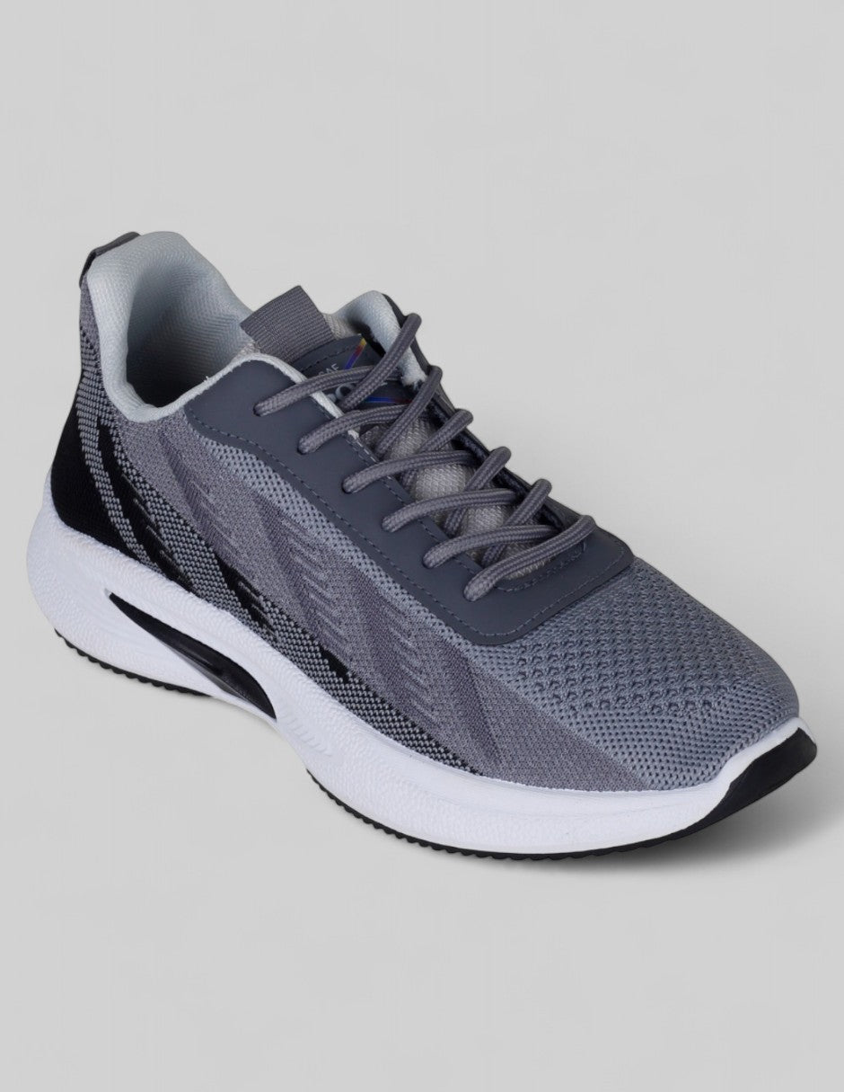 Tenis tipo deportivo Exterior Textil Color Gris Para Hombre De RBBASICS