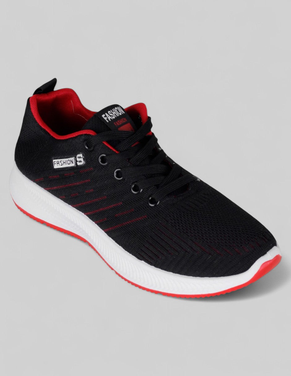 Tenis tipo deportivo Exterior Textil Color Negro Para Hombre De RBBASICS