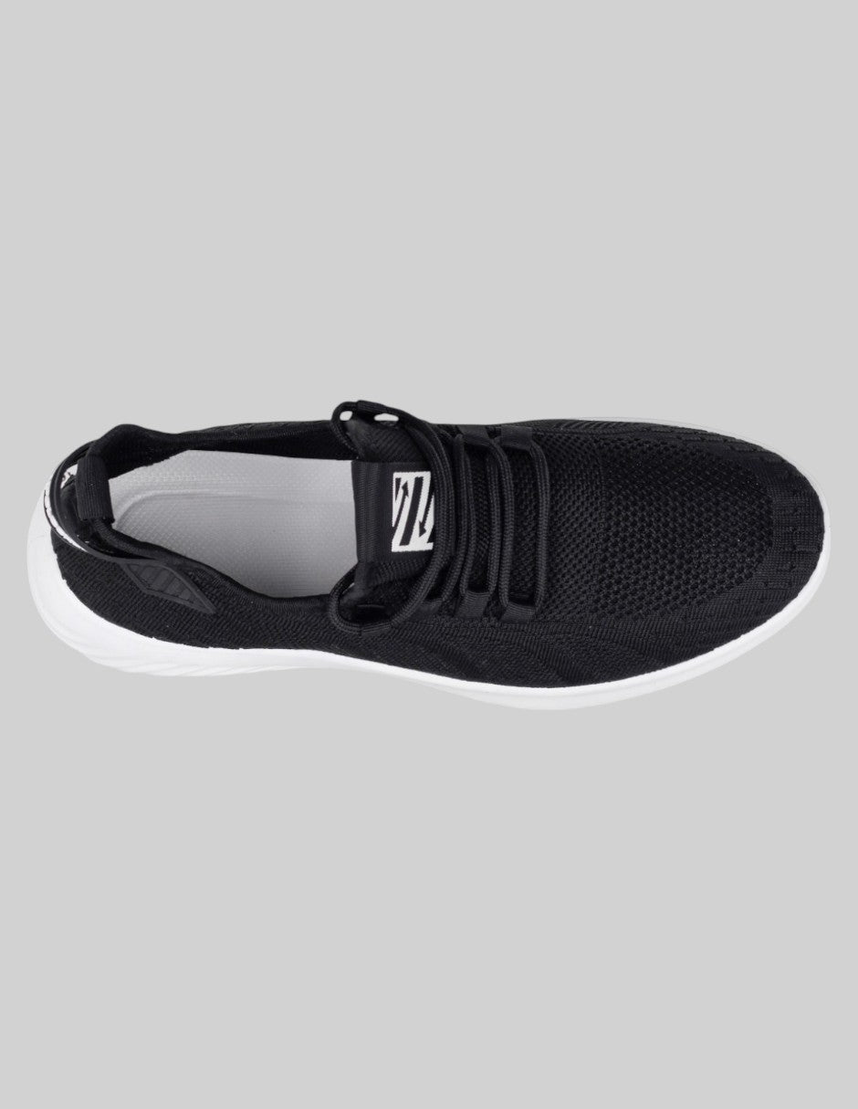 Tenis tipo deportivo  Stormer en Textil – Negro