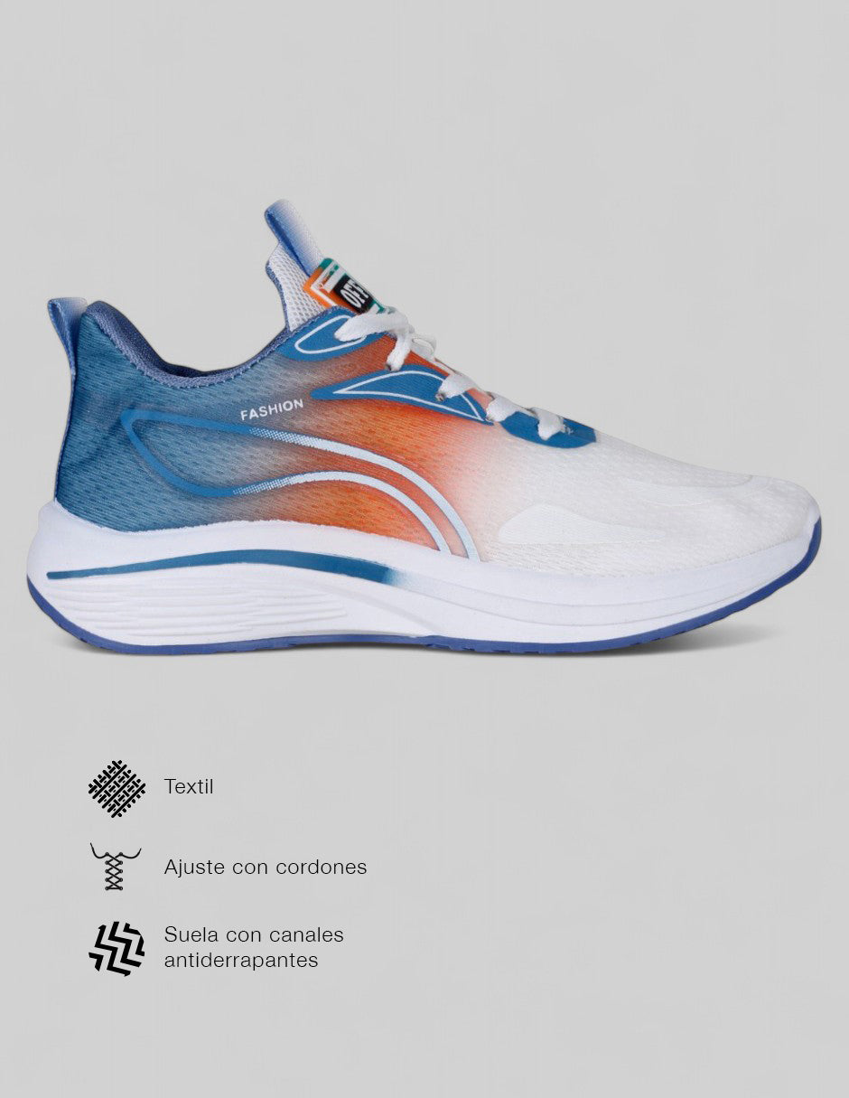 Tenis tipo deportivo  Stormer en Textil – Multicolor