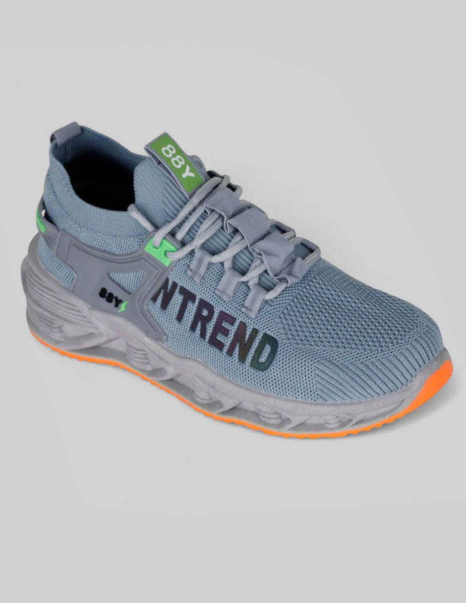 Tenis tipo deportivo Stormer  en Sintético – Azul