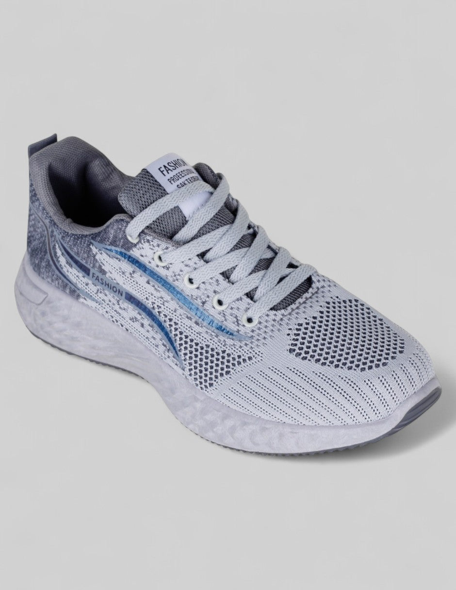Tenis tipo deportivo Exterior Textil Color Gris Para Hombre De RBBASICS