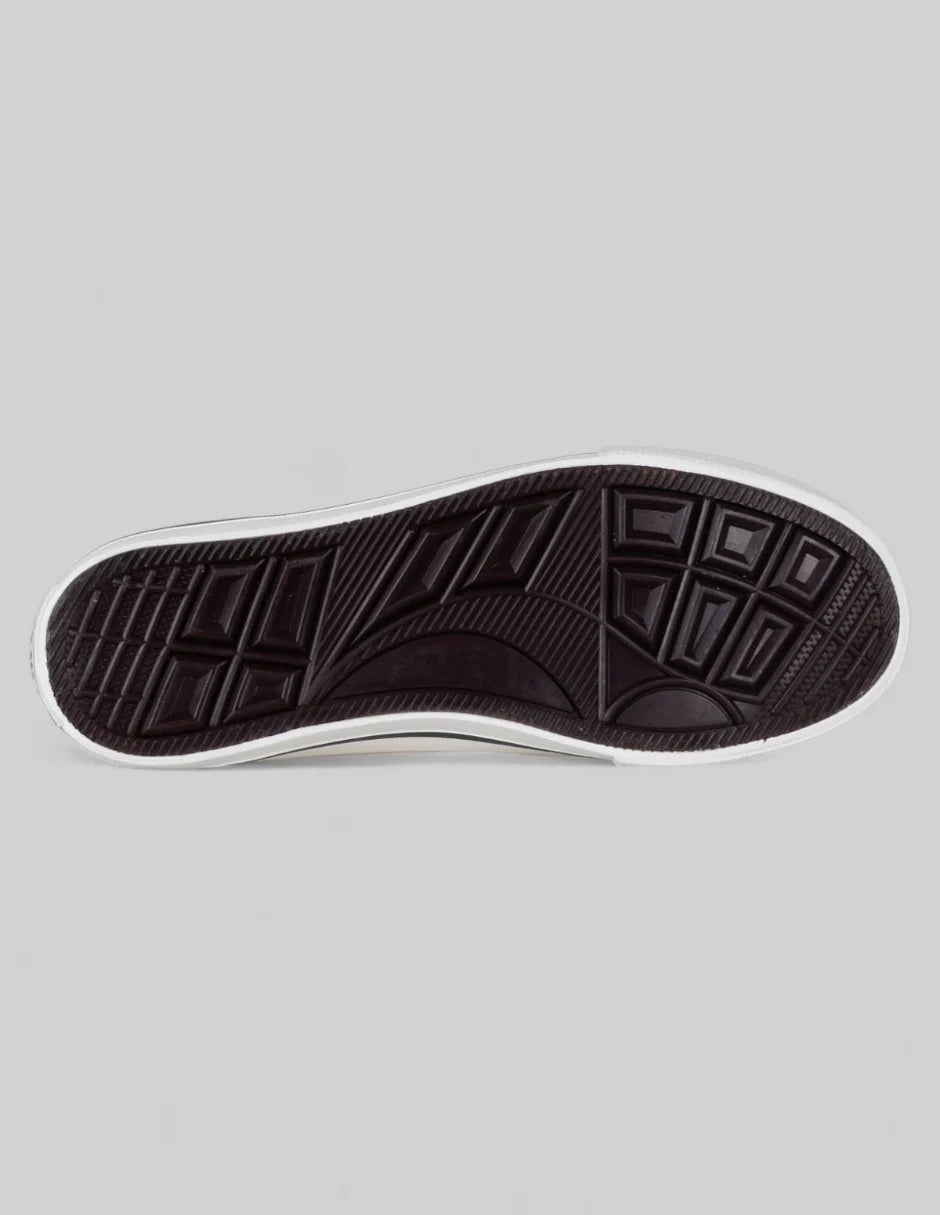 Tenis tipo deportivo Grid  en Textil – Blanco