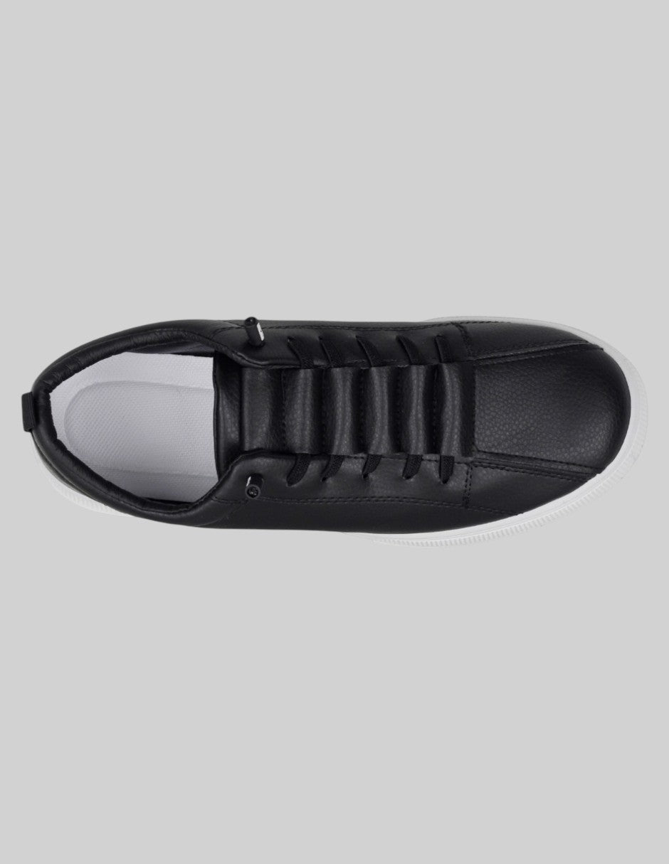 Tenis con cordones  Grid en Sintético – Negro