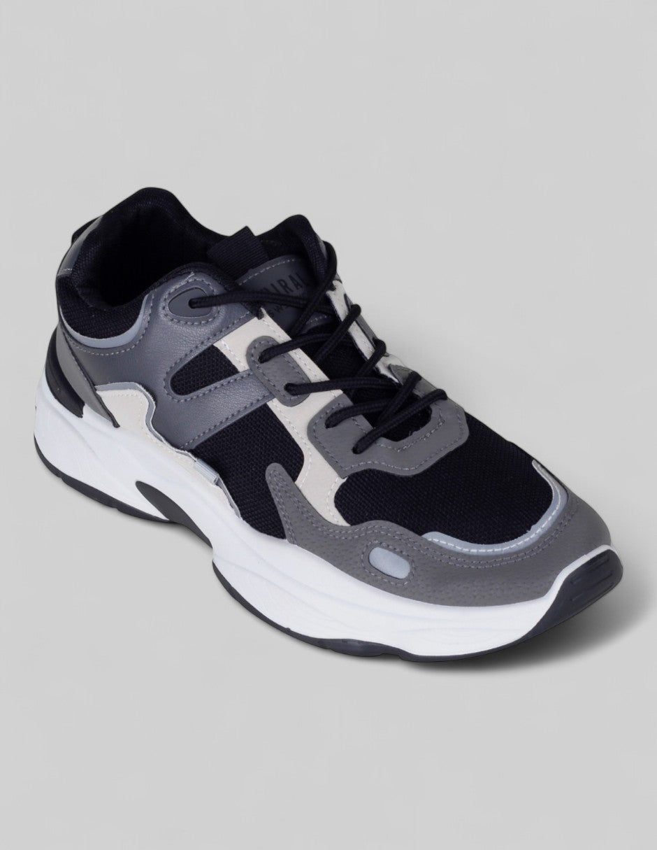 Tenis tipo deportivo Exterior Textil Color Gris Para Hombre De RBBASICS