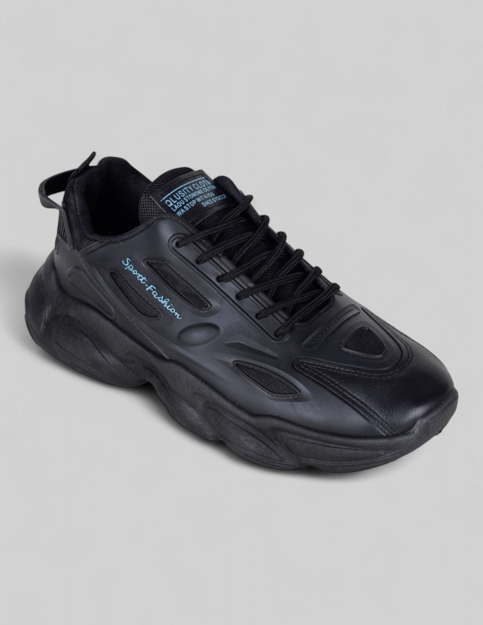 Tenis tipo deportivo Exterior Sintético Color Negro Para Hombre De RBBASICS