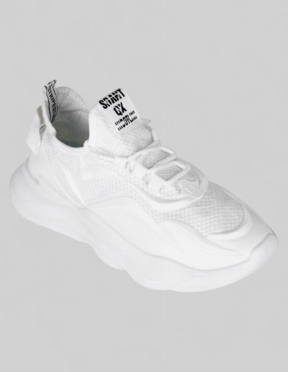 Tenis tipo deportivo  Stormer en Textil – Blanco