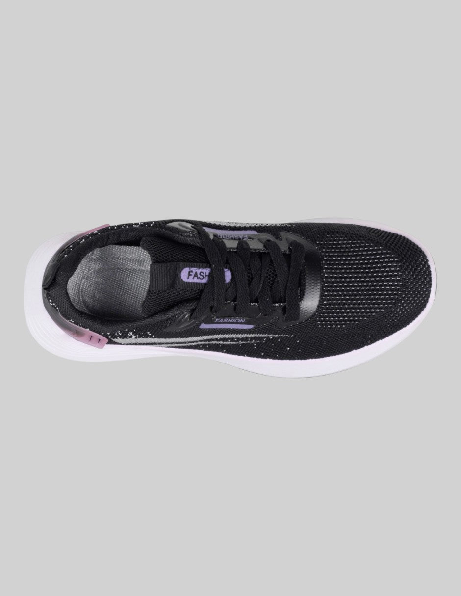 Tenis tipo deportivo  Sfera en Textil – Negro