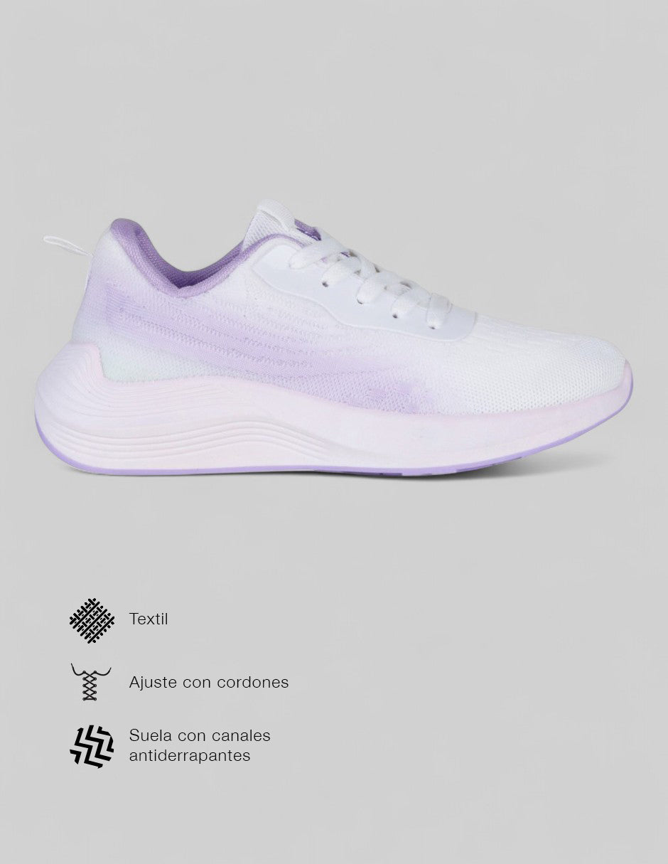 Tenis tipo deportivo  Sfera en Textil – Blanco