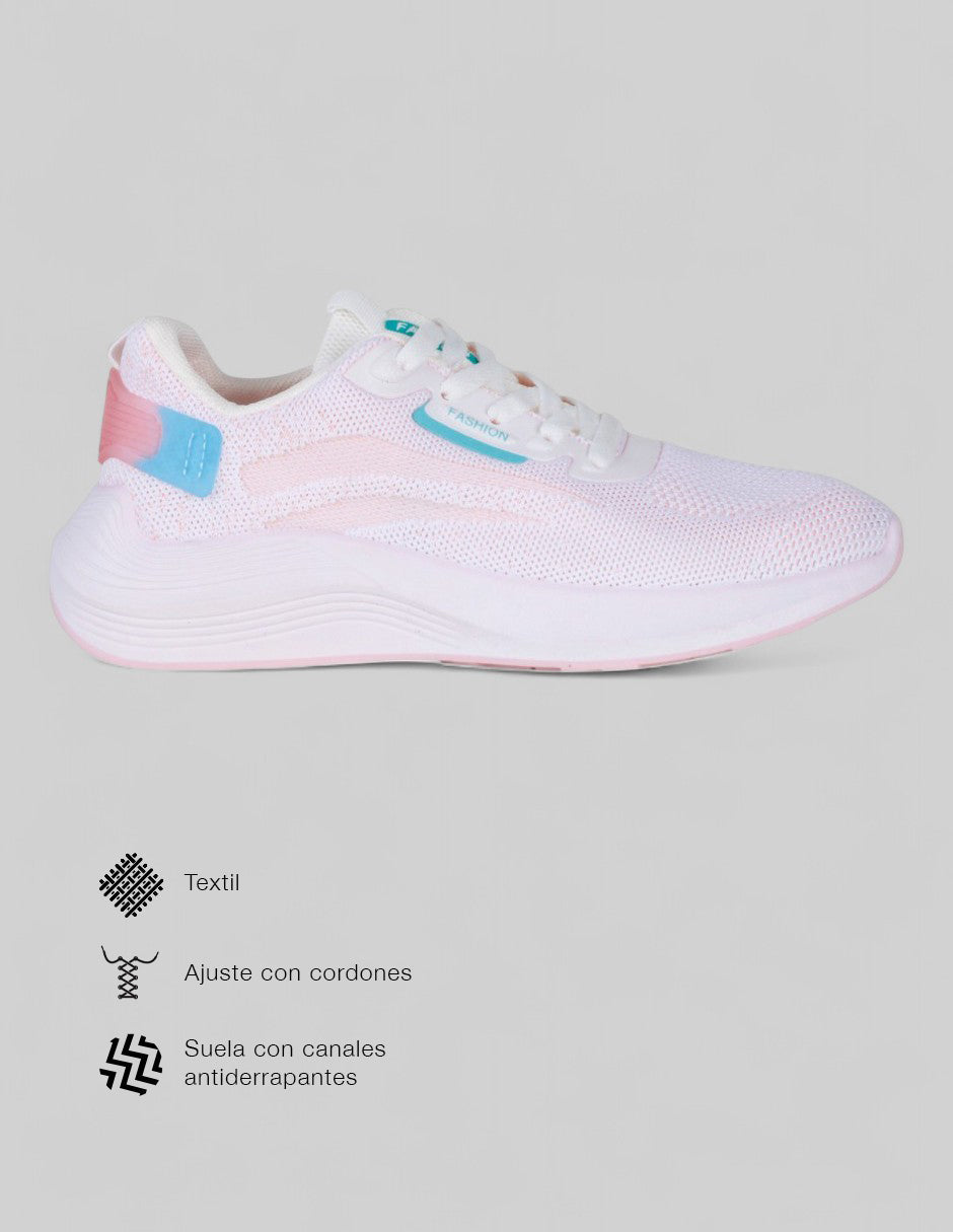 Tenis tipo deportivo  Sfera en Textil – Multicolor