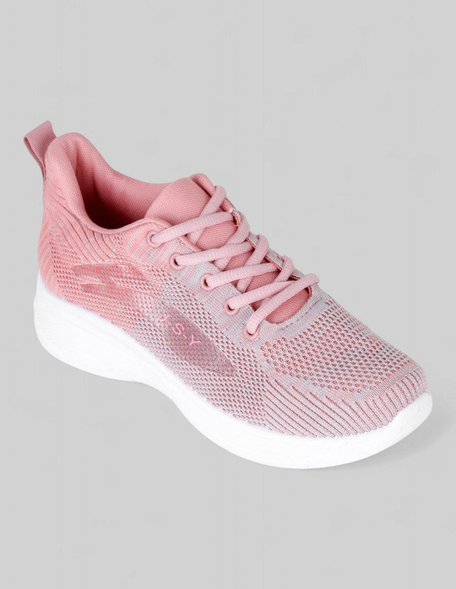 Tenis tipo deportivo Exterior Textil Color Rosa Para Mujer De RBBASICS