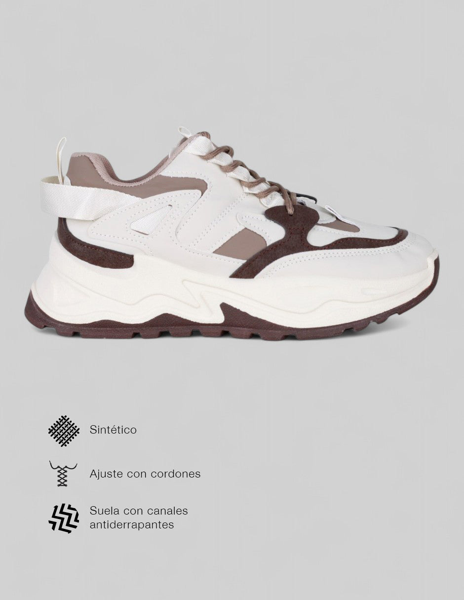 Tenis tipo deportivo  Sfera en Sintético – Beige