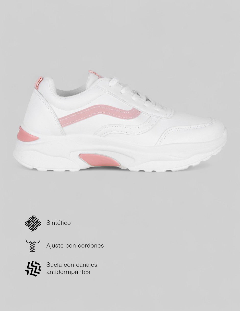 Tenis tipo deportivo  Sfera en Sintético – Blanco