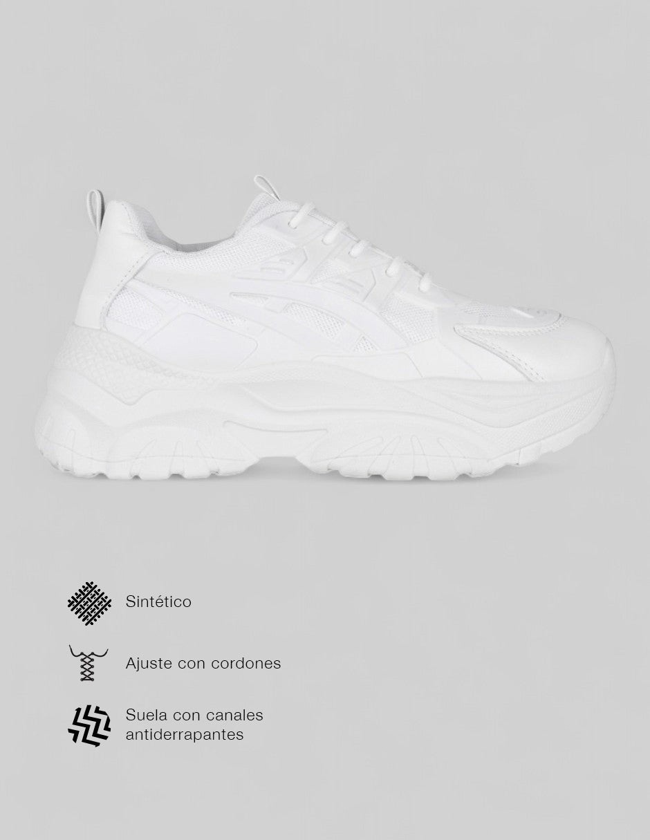Tenis tipo deportivo  Sfera en Sintético – Blanco