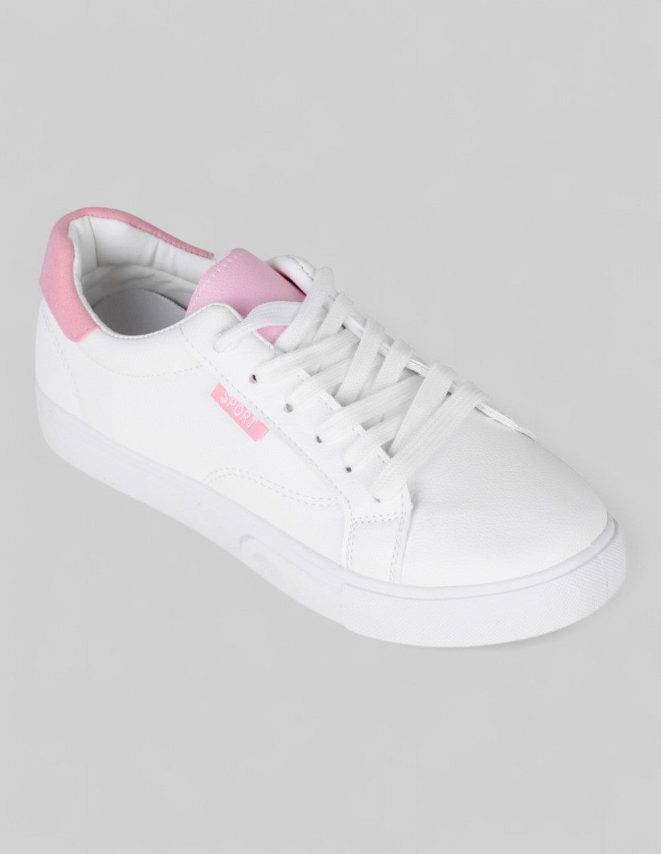 Tenis con cordones  Orbit en Sintético – Blanco