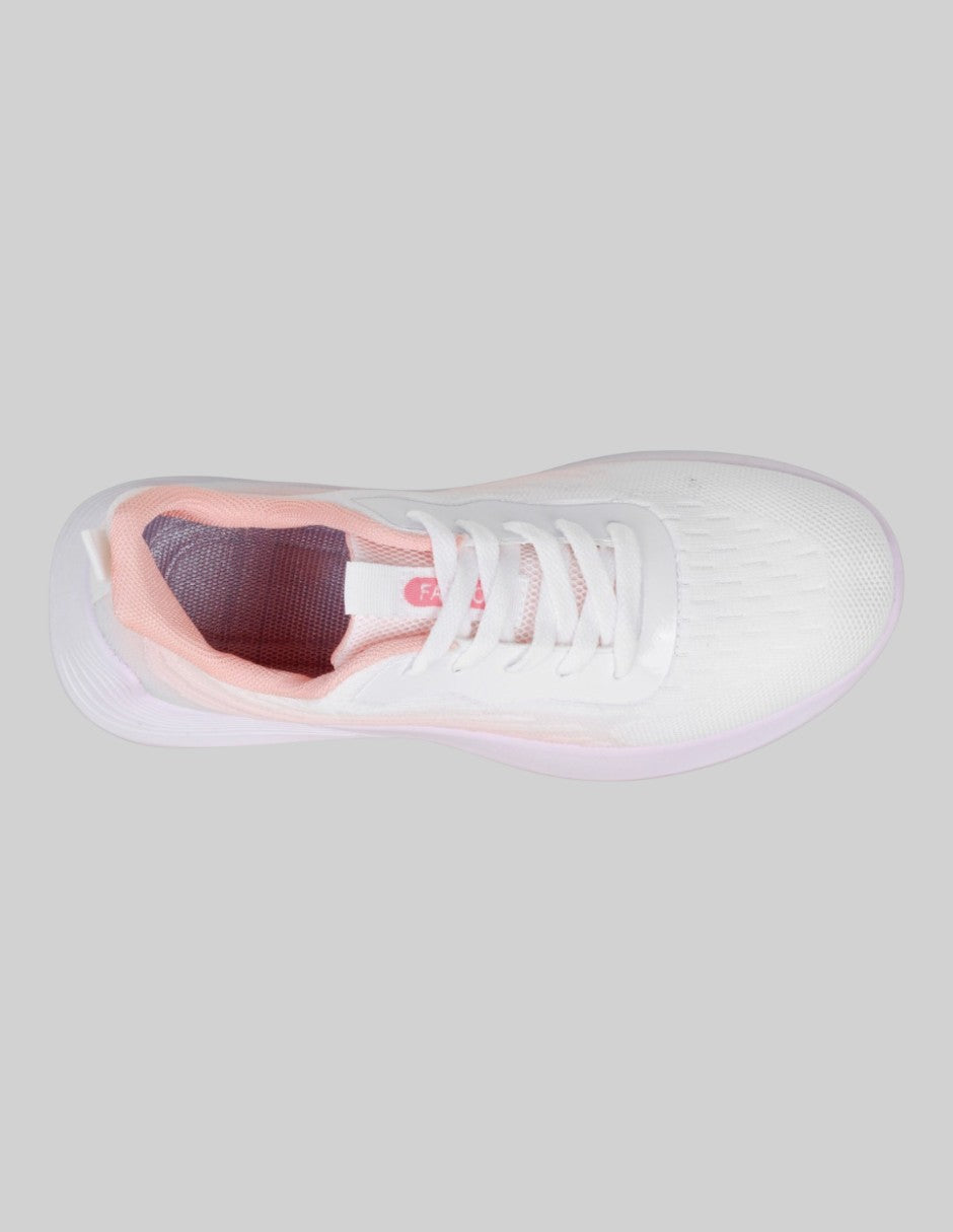Tenis tipo deportivo  Sfera en Textil – Blanco
