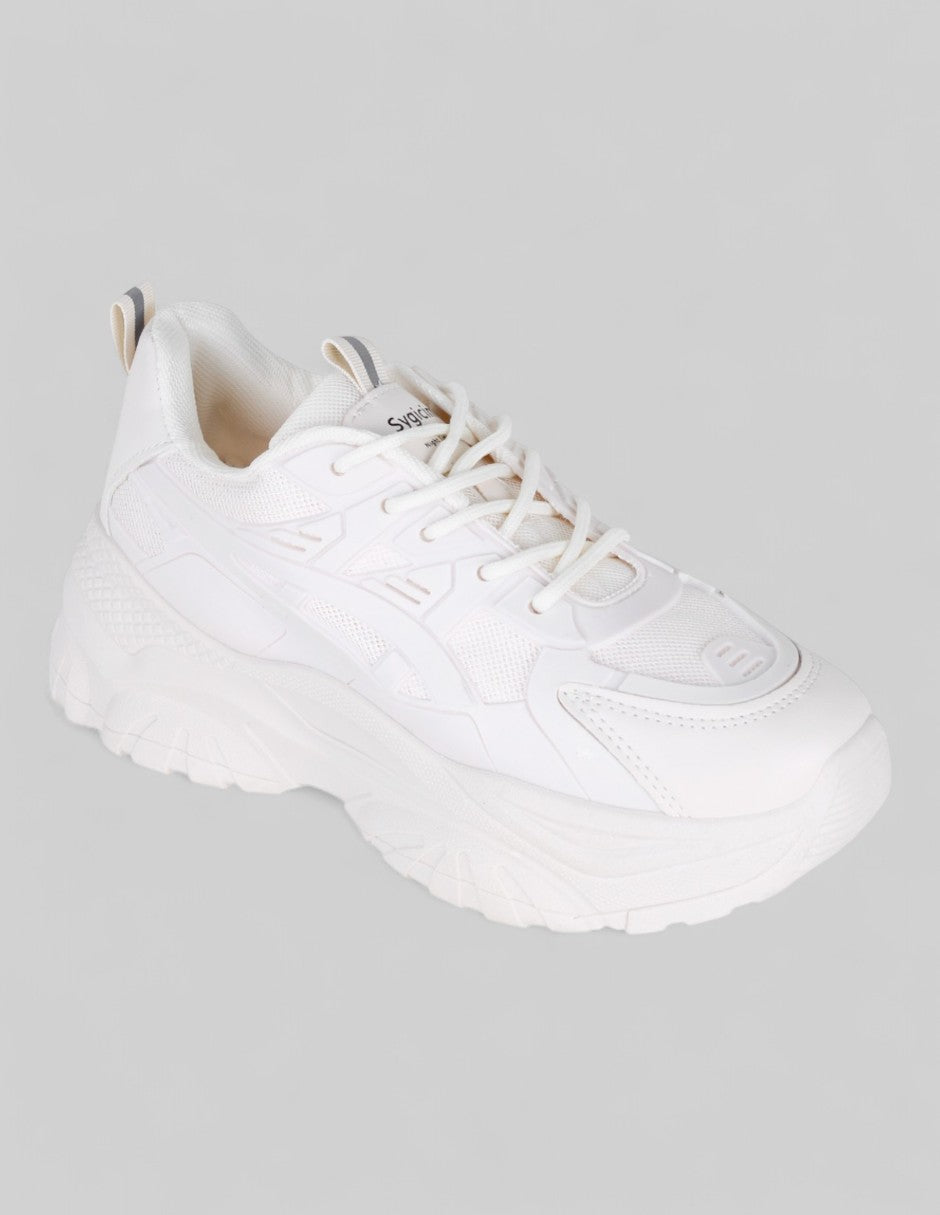 Tenis tipo deportivo Exterior Sintético Color Beige Para Mujer De RBBASICS