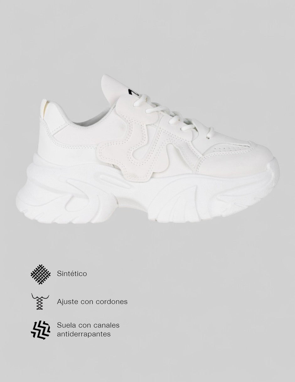 Tenis tipo deportivo  Sfera en Sintético – Blanco