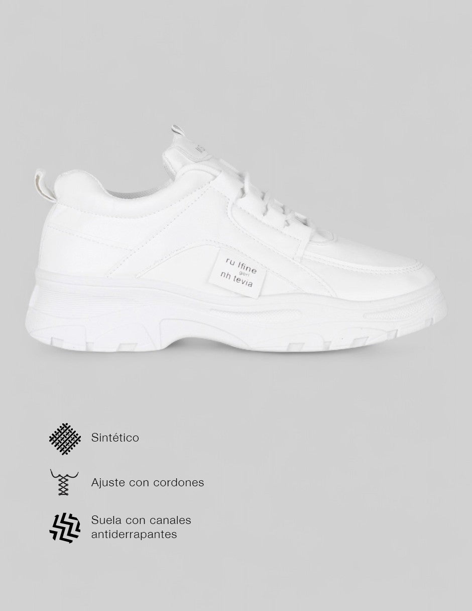 Tenis tipo deportivo  Sfera en Sintético – Blanco
