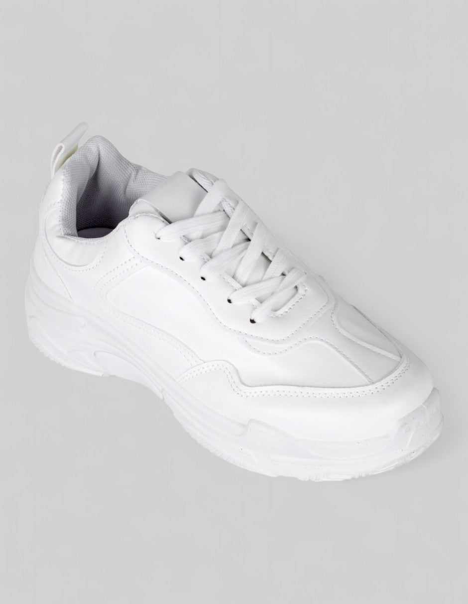 Tenis con cordones  Orbit en Sintético – Blanco