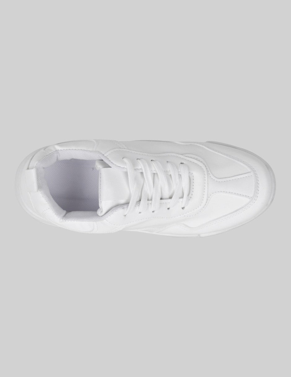Tenis con cordones  Orbit en Sintético – Blanco