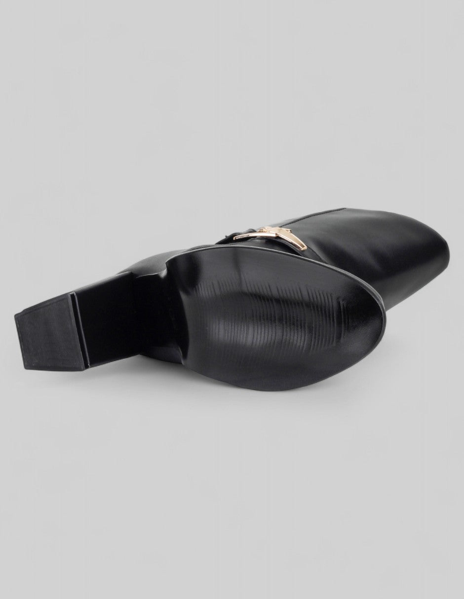 Botas altas Hella en Piel vegana – Negro