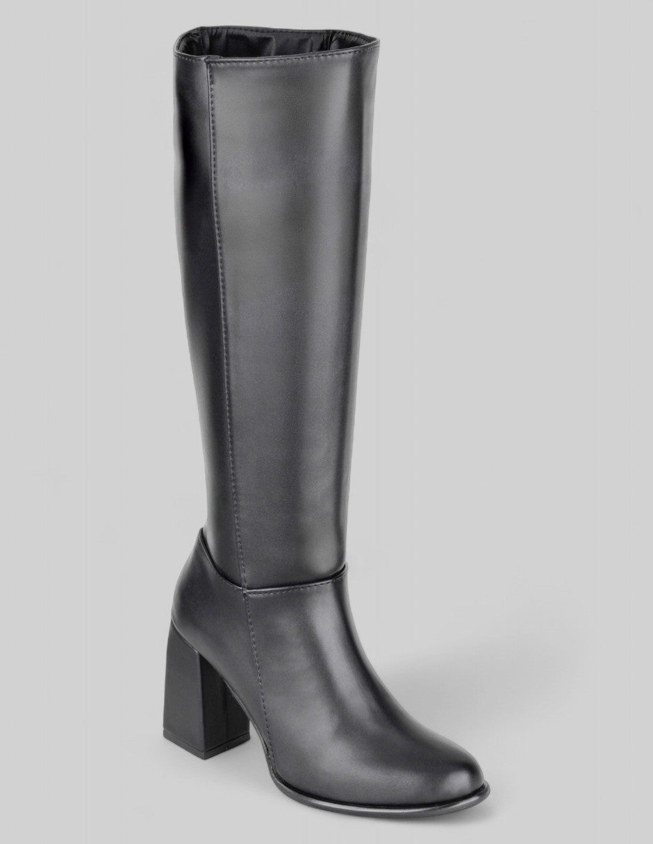 Botas altas Hella en Piel vegana – Negro