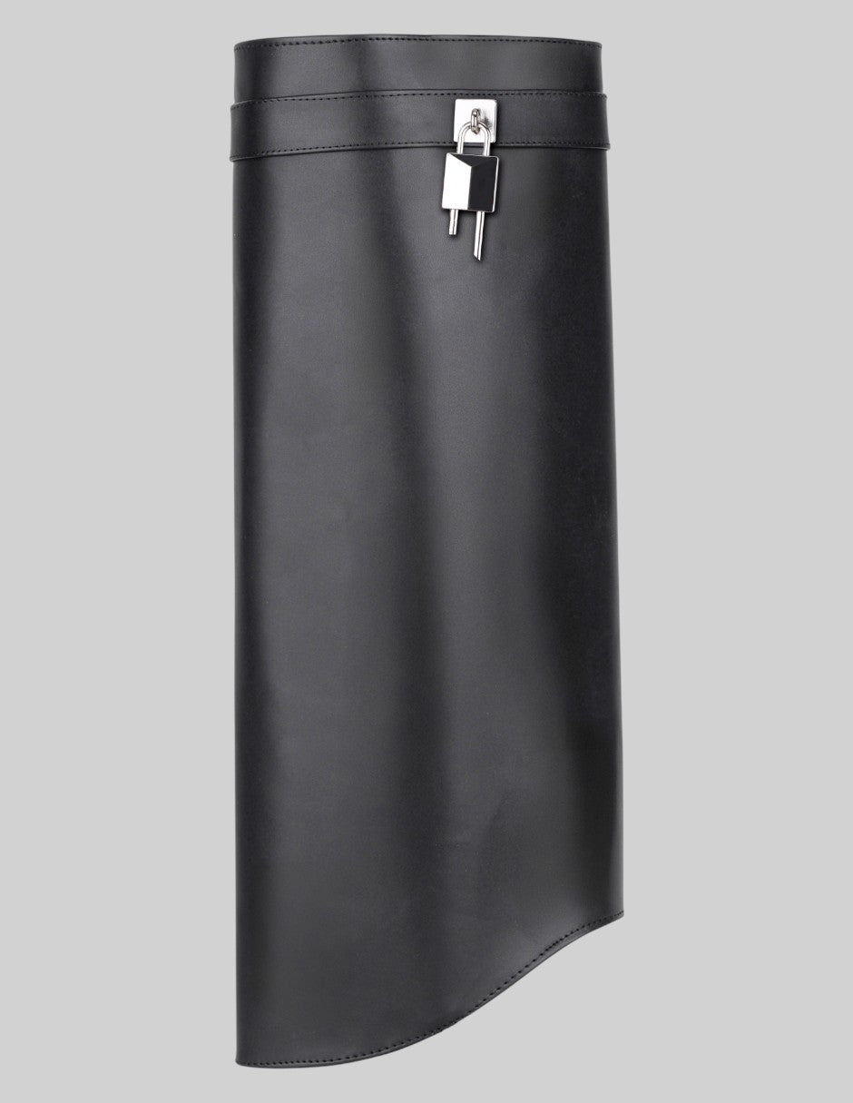Botas altas Fold en Piel vegana – Negro